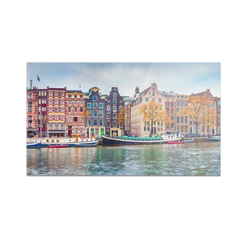 Szklana deska do krojenia HOMEPRINT Panorama Amsterdam 60x52 cm