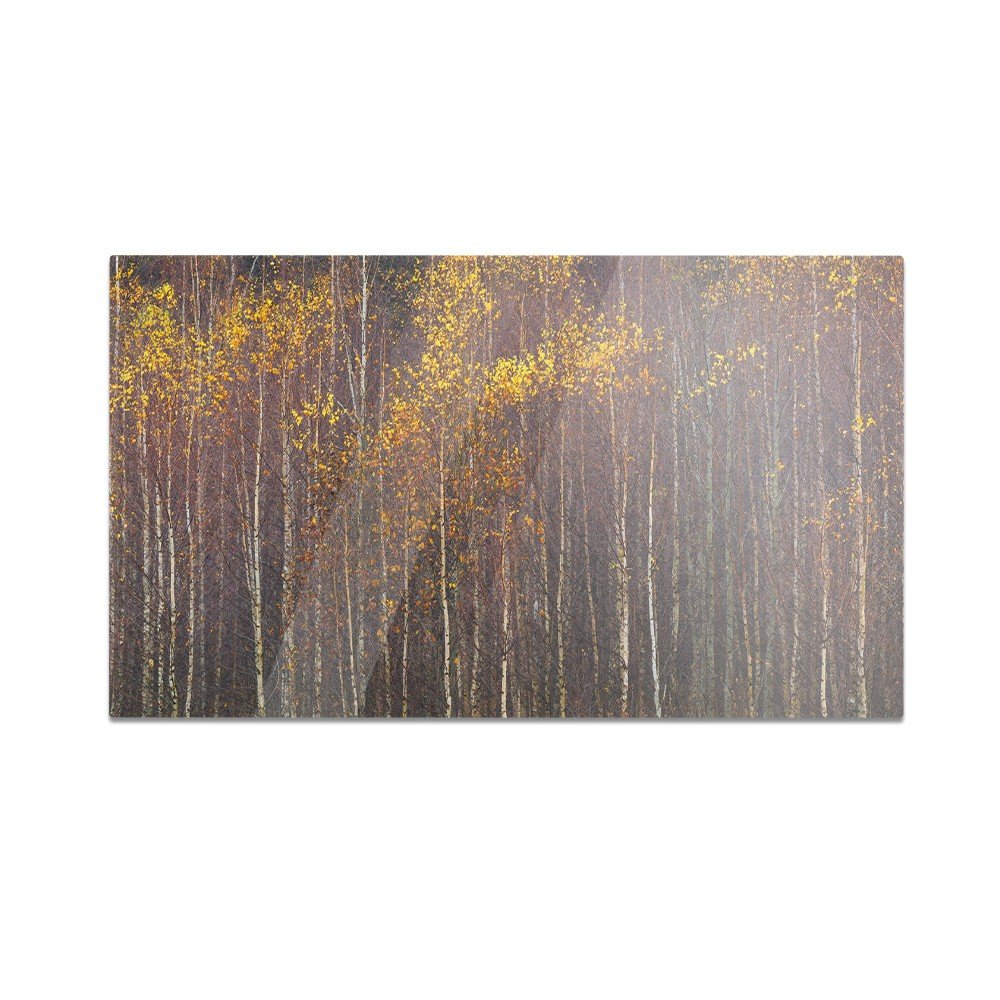 Szklana deska do krojenia HOMEPRINT Las brzozowy 60x52 cm