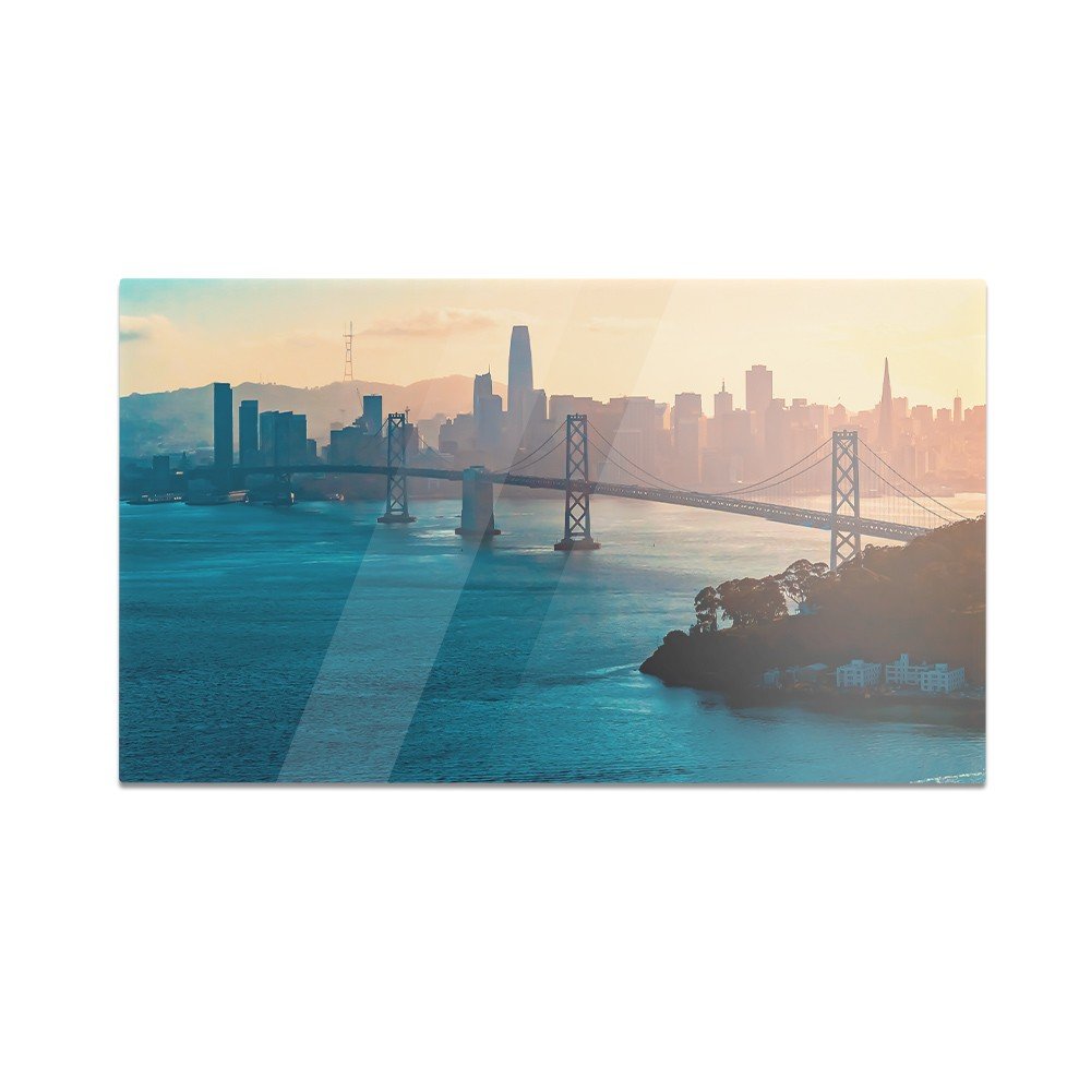 Szklana deska do krojenia HOMEPRINT Widok na San Francisco 60x52 cm