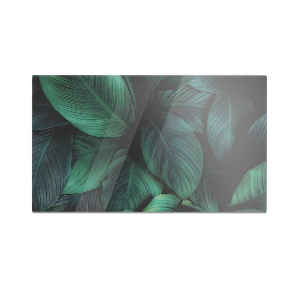 Szklana deska do krojenia HOMEPRINT Liście tropikalne 60x52 cm