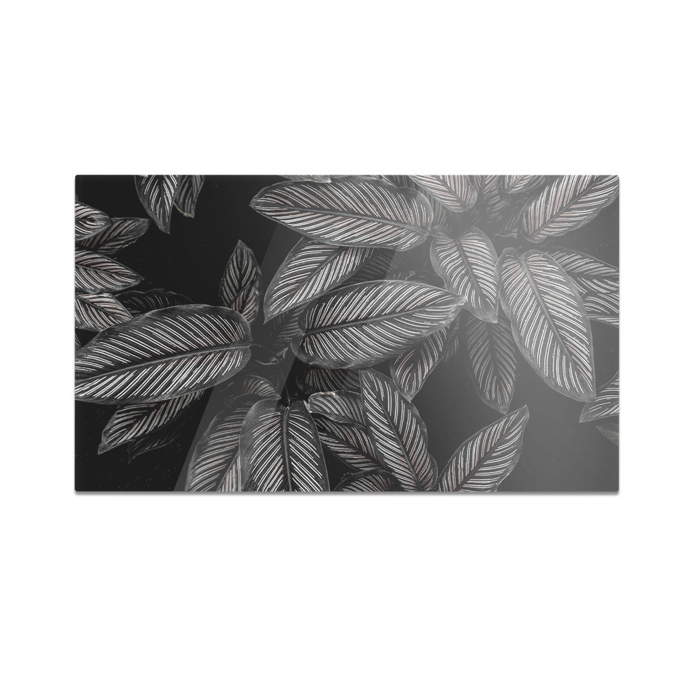 Szklana deska do krojenia HOMEPRINT Monochromatyczne liście 60x52 cm