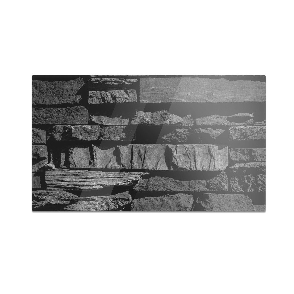 Szklana deska do krojenia HOMEPRINT Ciemna ściana kamienna 60x52 cm