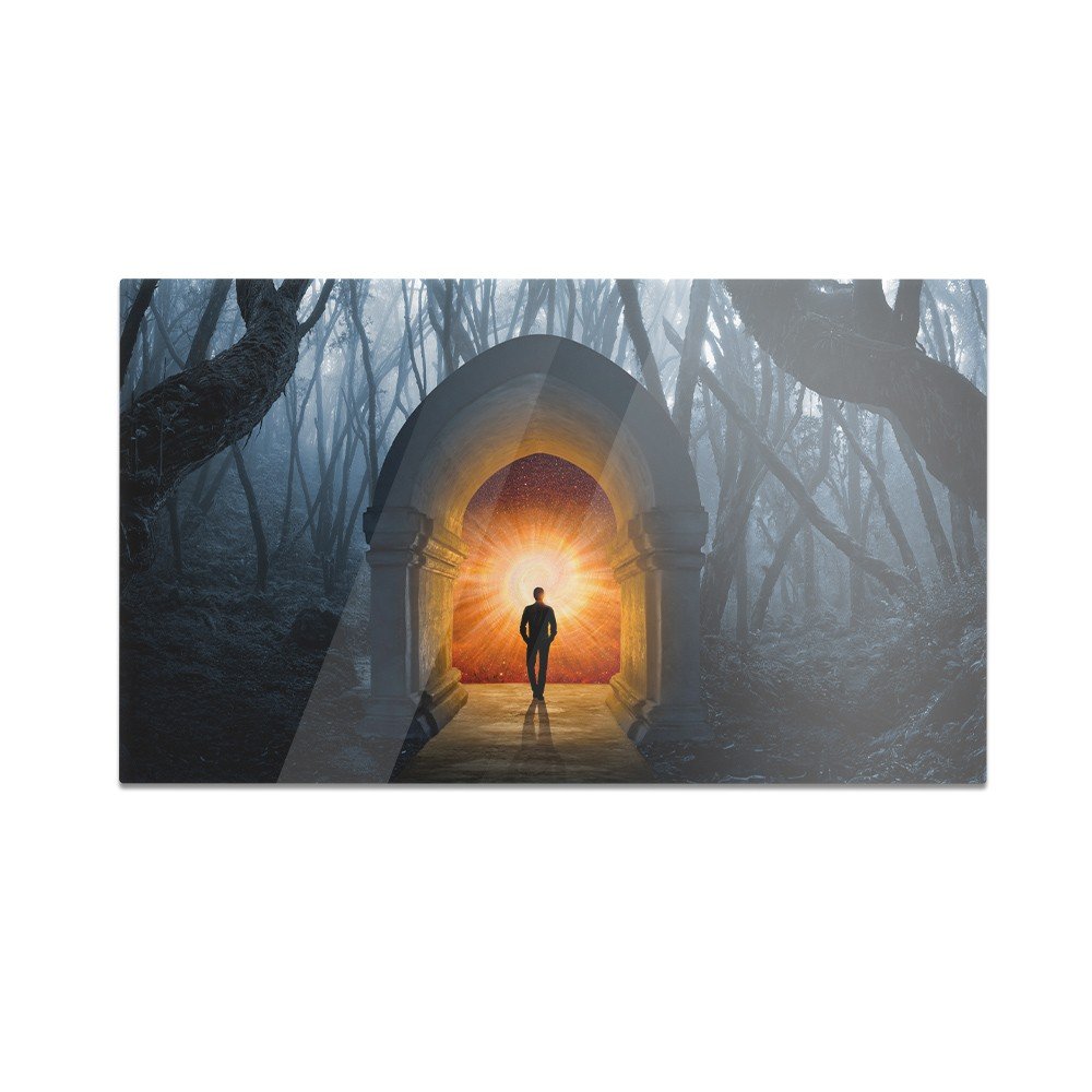 Szklana deska do krojenia HOMEPRINT Portal do innego wymiaru 60x52 cm