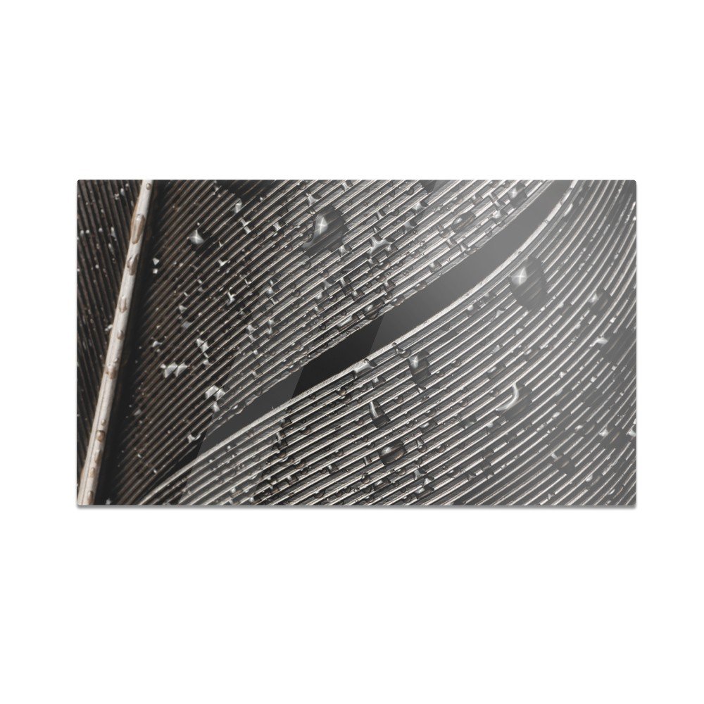 Szklana deska do krojenia HOMEPRINT Fragment ptasiego pióra 60x52 cm