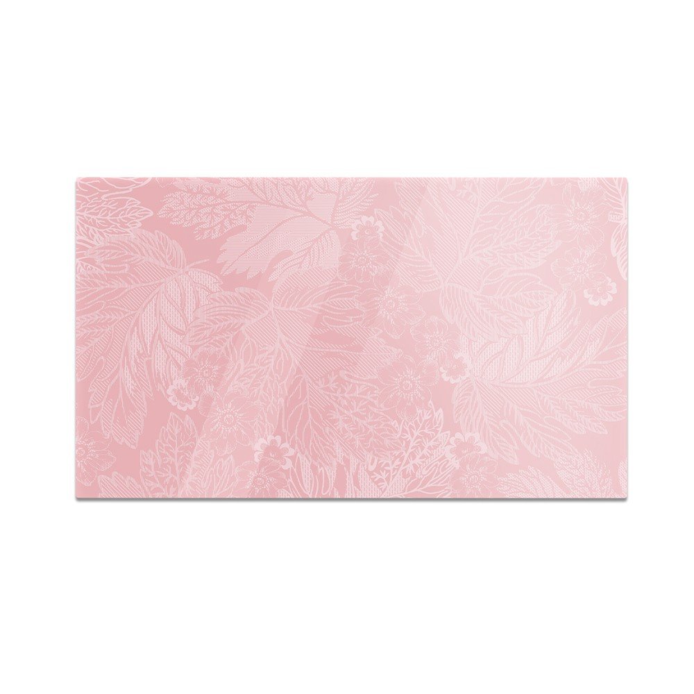 Szklana deska do krojenia HOMEPRINT Różowy kwiatowy wzór 60x52 cm