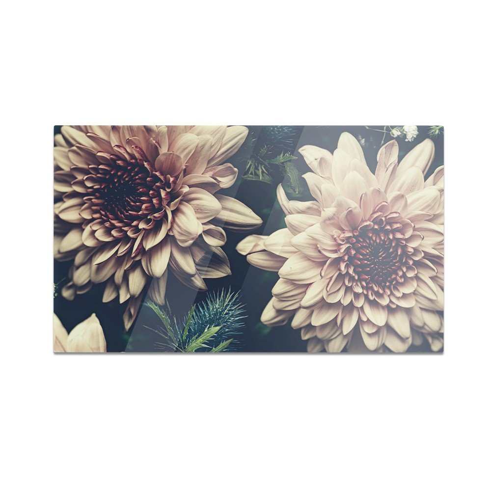 Szklana deska do krojenia HOMEPRINT Zbliżenie na żółte kwiaty 60x52 cm