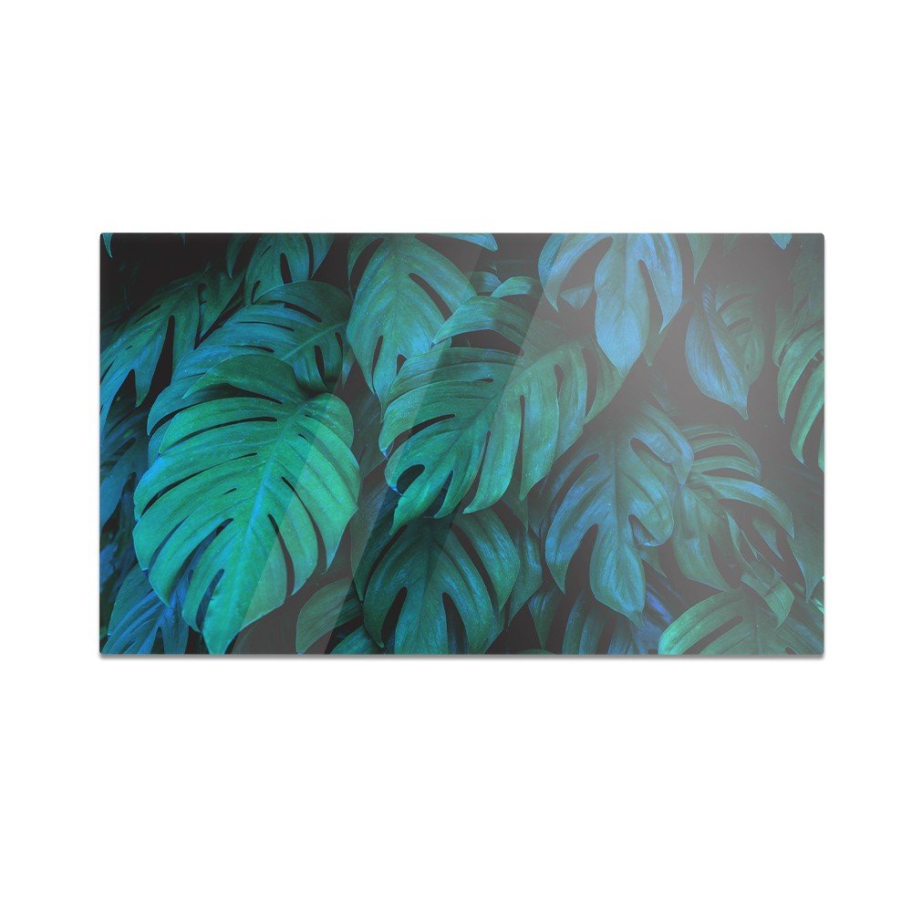 Szklana deska do krojenia HOMEPRINT Gąszcz liści 60x52 cm