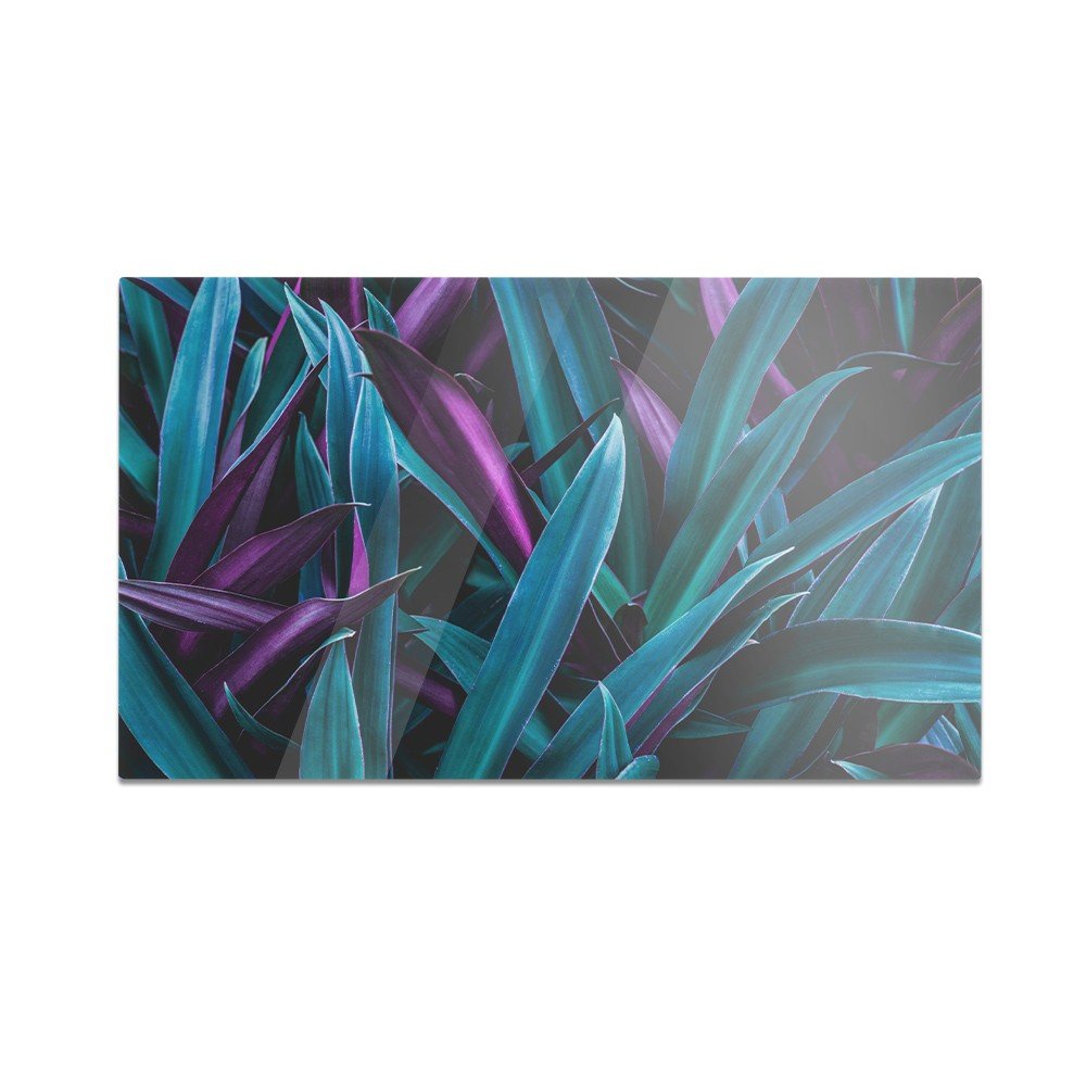 Szklana deska kuchenna HOMEPRINT Liście pandanu 60x52 cm