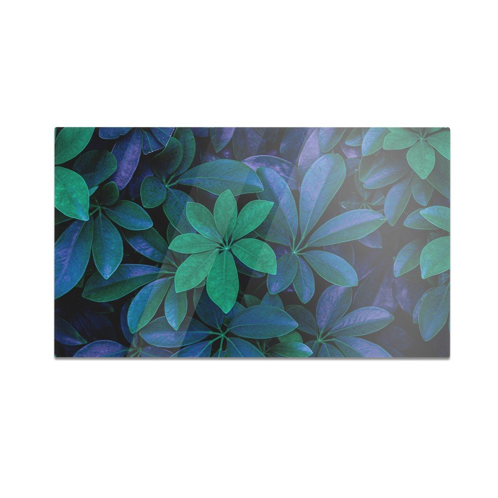 Szklana deska kuchenna HOMEPRINT Różne odcienie zieleni 60x52 cm