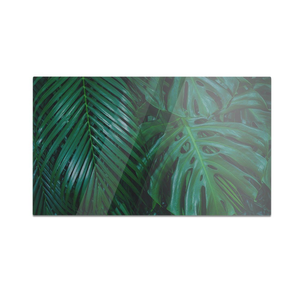 Szklana deska kuchenna HOMEPRINT Palma i monster 60x52 cm