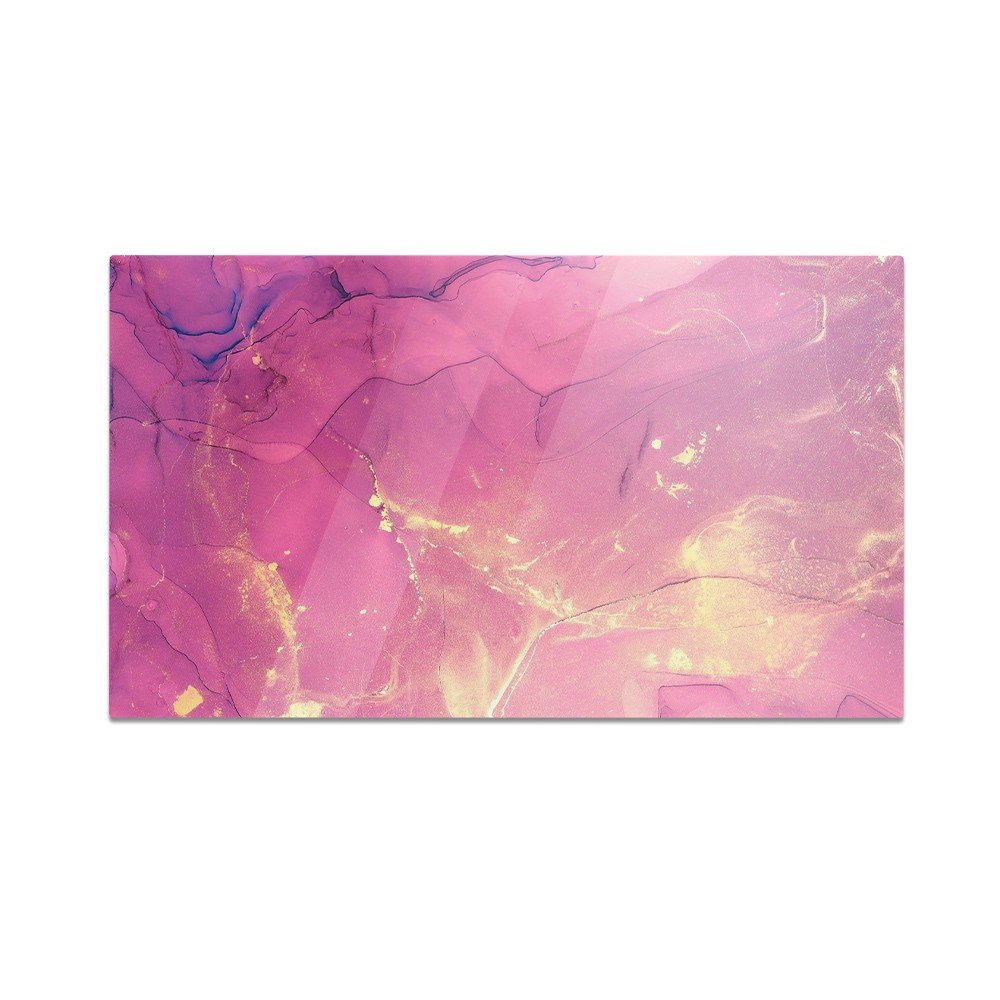 Szklana deska kuchenna HOMEPRINT Różowe malarstwo płynne 60x52 cm