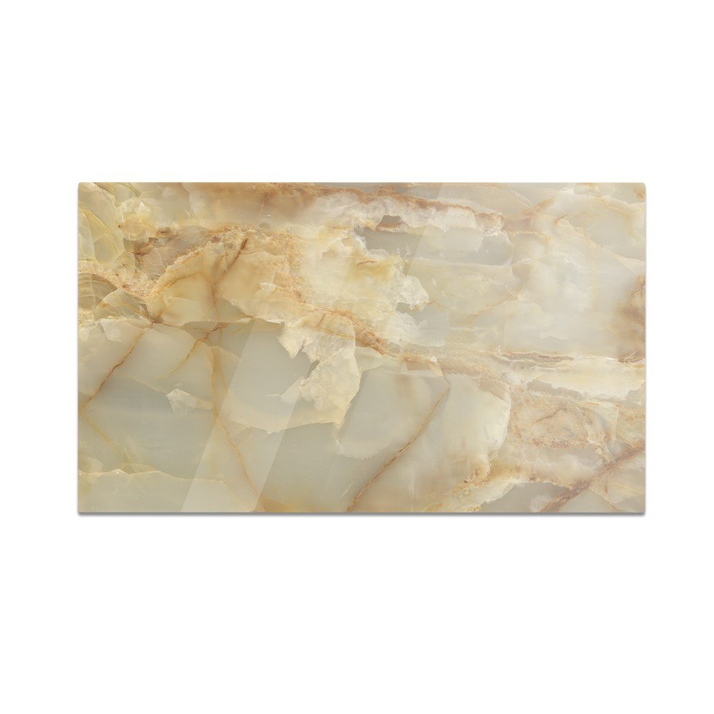 Szklana deska kuchenna HOMEPRINT Złoty marmur dekoracyjny 60x52 cm