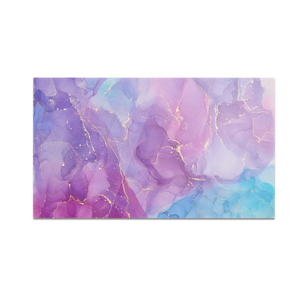 Szklana deska kuchenna HOMEPRINT Póżowo-niebieskie smugi 60x52 cm
