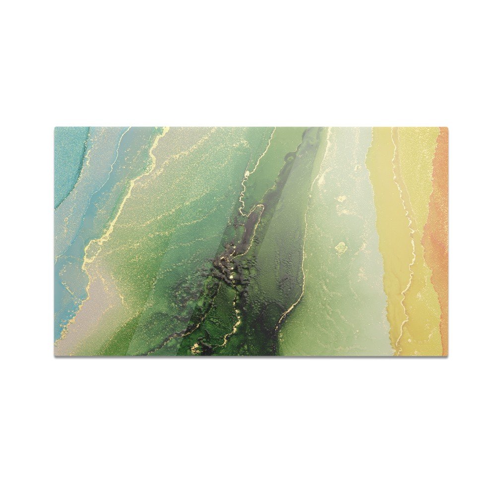 Szklana deska kuchenna HOMEPRINT Marmur z brokatem 60x52 cm