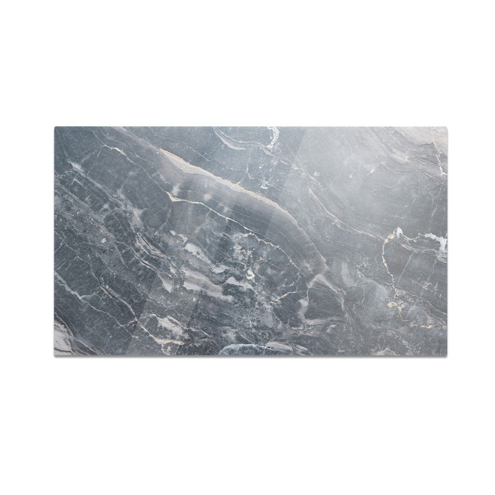 Szklana deska kuchenna HOMEPRINT Czarny marmur 60x52 cm