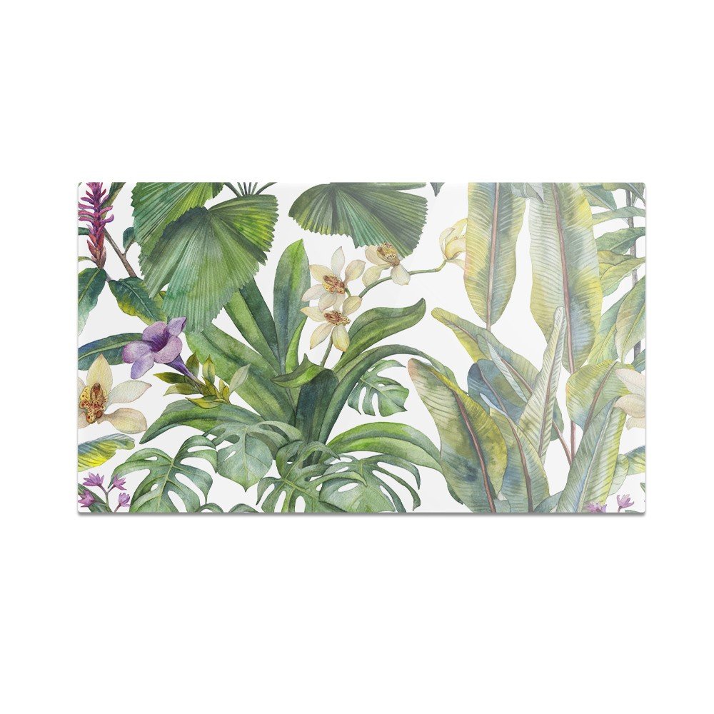 Szklana deska kuchenna HOMEPRINT Egzotyczna roślinność 60x52 cm