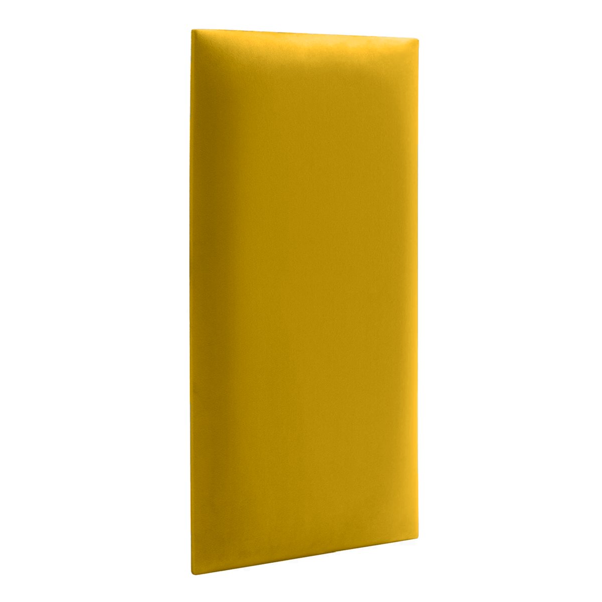 Panel tapicerowany ścienny zagłówek wezgłowie gładki 60 x 30 cm – żółty 2234