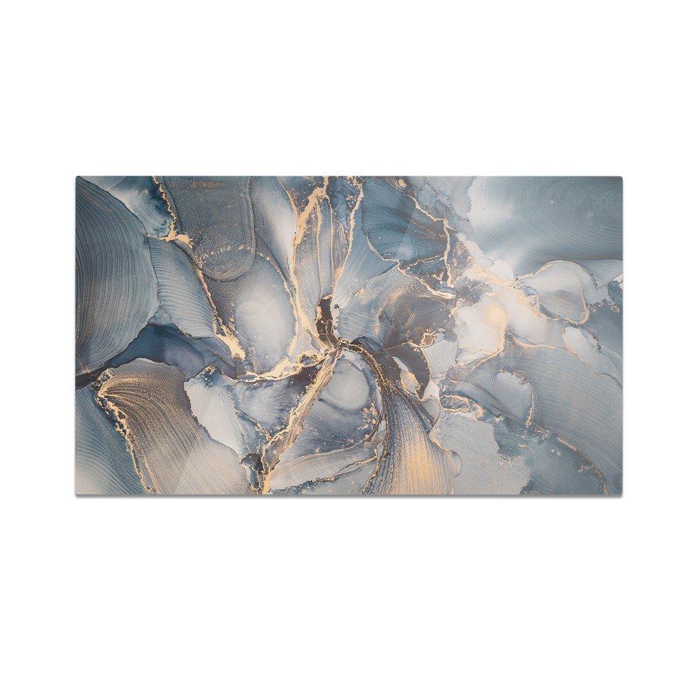 Szklana deska kuchenna HOMEPRINT Abstrakcja złota 60x52 cm