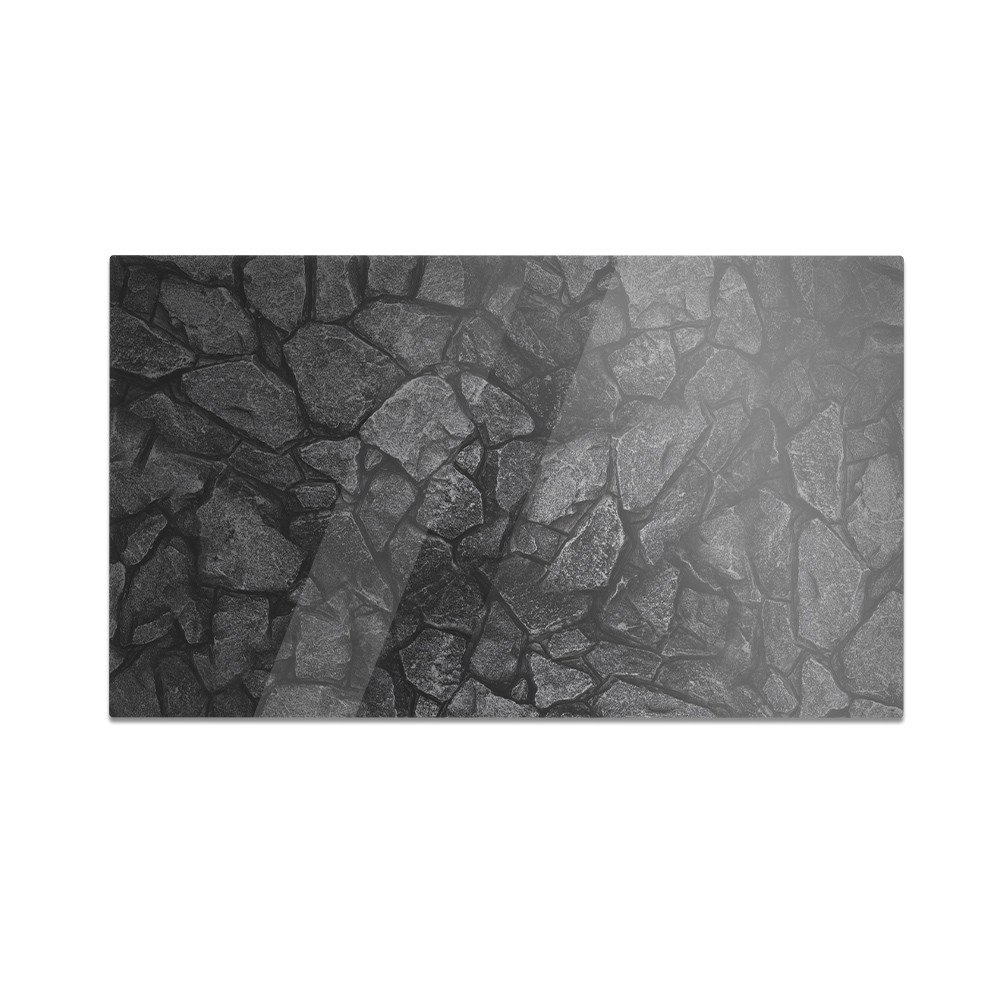 Szklana deska kuchenna HOMEPRINT Czarny węgiel 60x52 cm