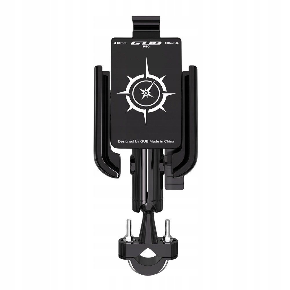 GUB P50 P-50 UCHWYT ROWEROWY MOTOCYKLOWY NA TELEFON U-CLIP 360 KIEROWNICA