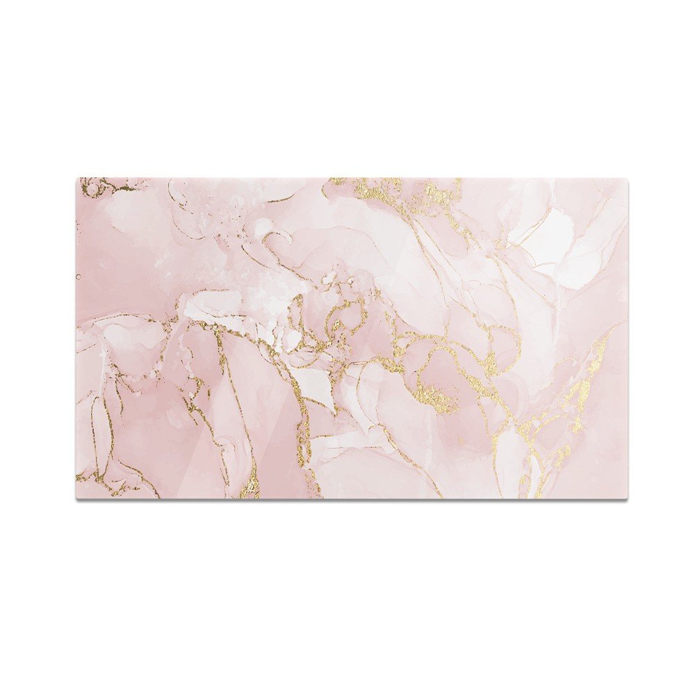Szklana deska kuchenna HOMEPRINT Różowo złote smugi 60x52 cm