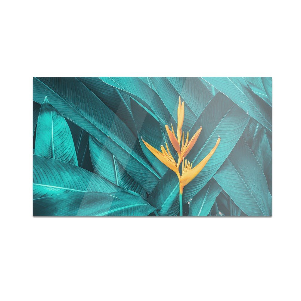 Szklana deska kuchenna HOMEPRINT Afrykański kwiat 60x52 cm