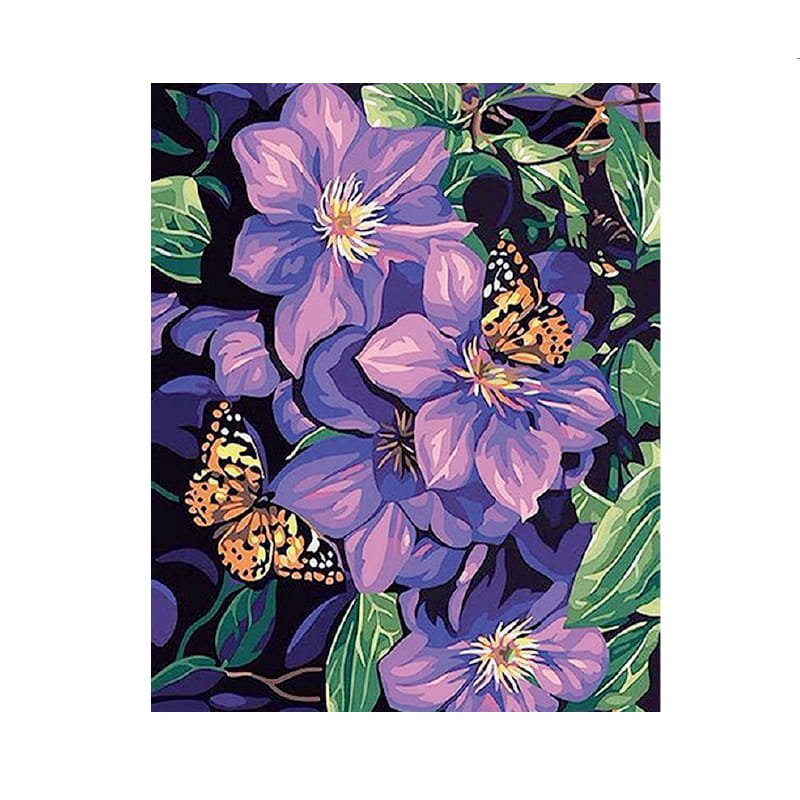 Diamond painting haft diamentowy mozaika  - kwiaty 2875 25x35cm