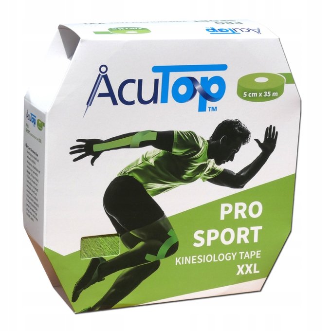 ACUTOP PRO SPORT 35M - WZMOCNIONA TAŚMA ZIELONA