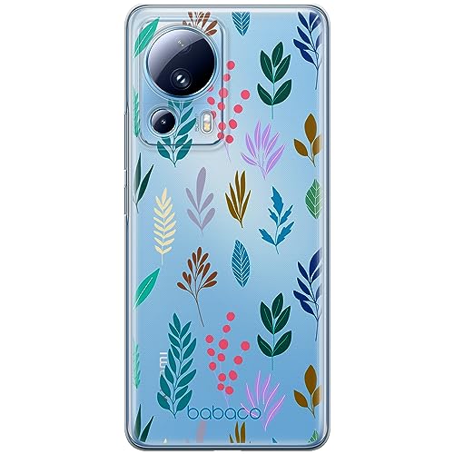 ERT GROUP etui na telefon Xiaomi 13 LITE/CIVI 2, case oryginalny i oficjalnie licencjonowany przez Babaco, wzór Plants 014, optymalnie dopasowane, plecki z TPU częściowo przeźroczyste