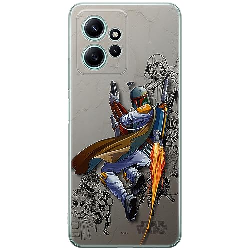 ERT GROUP etui na telefon Xiaomi REDMI NOTE 12 4G, case oryginalny i oficjalnie licencjonowany przez Star Wars, wzór Boba Fett 003, optymalnie dopasowane, plecki z TPU