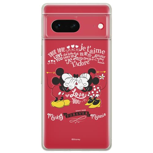 Etui Mickey i Minnie 005 Disney Nadruk pełny Czerwony Producent: Google, Model: PIXEL 7