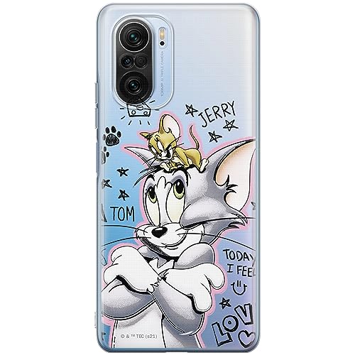 ERT GROUP etui na telefon Xiaomi MI 11i/ REDMI K40/K40 PRO/POCO F3/ F3 PRO, case oryginalny i oficjalnie licencjonowany przez Tom & Jerry, wzór 004, plecki z TPU częściowo przeźroczyste