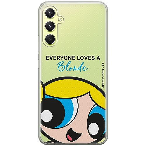 ERT GROUP etui na telefon Samsung A34 5G, case oryginalny i oficjalnie licencjonowany przez The Powerpuff Girls, wzór 012, optymalnie dopasowane, plecki z TPU częściowo przeźroczyste