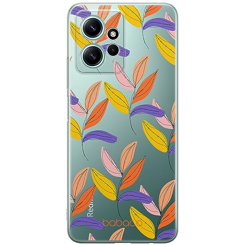 ERT GROUP etui na telefon Xiaomi REDMI NOTE 12 4G, case oryginalny i oficjalnie licencjonowany przez Babaco, wzór Plants 007, optymalnie dopasowane, plecki z TPU częściowo przeźroczyste