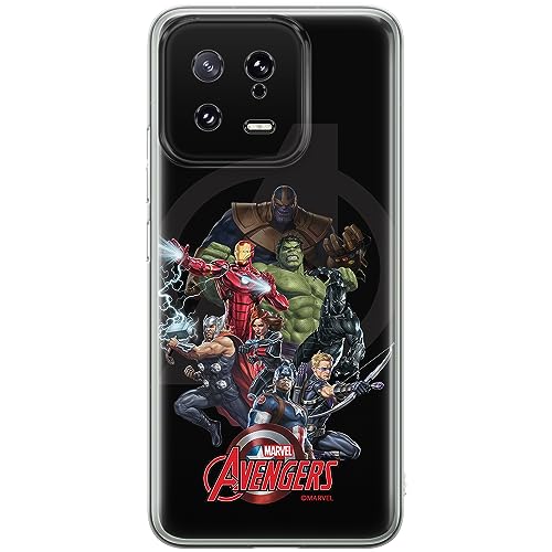 ERT GROUP etui na telefon Xiaomi 13, case oryginalny i oficjalnie licencjonowany przez Marvel, wzór Avengers 028, optymalnie dopasowane, plecki z TPU