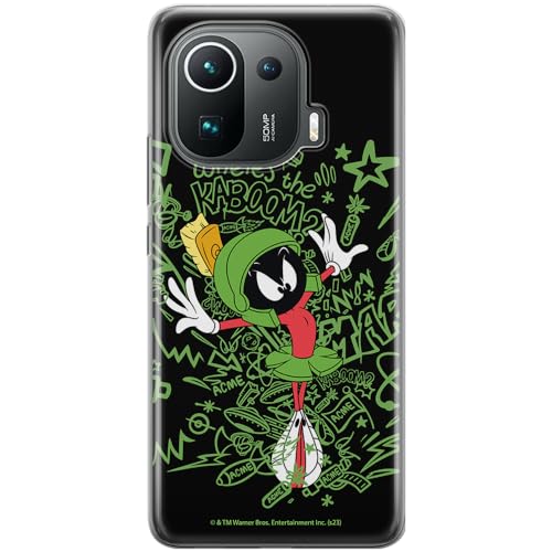 ERT GROUP etui na telefon Xiaomi MI 11 PRO, case oryginalny i oficjalnie licencjonowany przez Looney Tunes, wzór Marvin 007, optymalnie dopasowane, plecki z TPU
