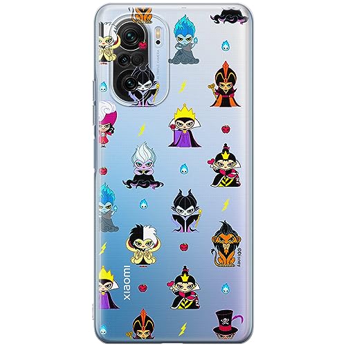 ERT GROUP etui na telefon Xiaomi MI 11i/ REDMI K40/K40 PRO/POCO F3/ F3 PRO, case oryginalny i oficjalnie licencjonowany przez Disney, wzór Disney Villains 007, plecki z TPU częściowo przeźroczyste