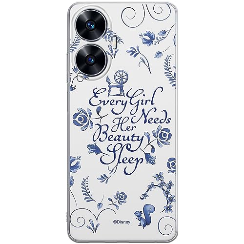 Etui Aurora 002 Disney Nadruk pełny Biały Producent: Realme, Model: C55