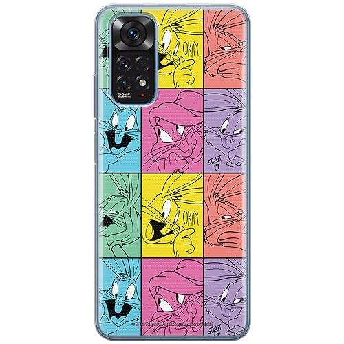 ERT GROUP etui na telefon Xiaomi REDMI NOTE 11T/ 11S 5G/ POCO M4 PRO 5G, case oryginalny i oficjalnie licencjonowany przez Looney Tunes, wzór Bugs 026, optymalnie dopasowane, plecki z TPU