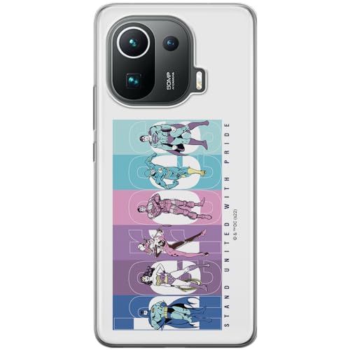 ERT GROUP etui na telefon Xiaomi MI 11 PRO, case oryginalny i oficjalnie licencjonowany przez DC, wzór Justice League 009, optymalnie dopasowane, plecki z TPU