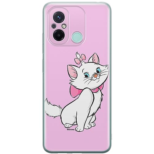 ERT GROUP etui na telefon Xiaomi REDMI 12C/ REDMI 11A, case oryginalny i oficjalnie licencjonowany przez Disney, wzór Marie 007, optymalnie dopasowane, plecki z TPU