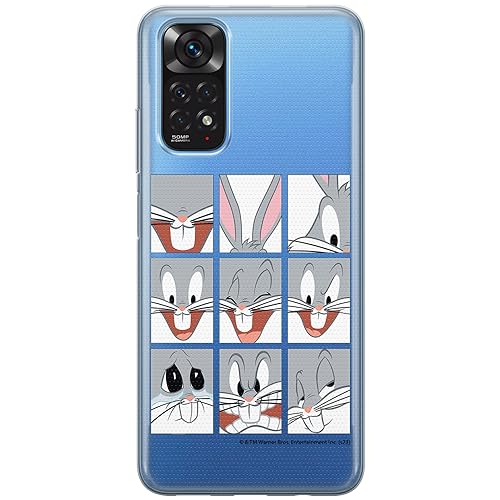 ERT GROUP etui na telefon Xiaomi REDMI NOTE 11T/ 11S 5G/ POCO M4 PRO 5G, case oryginalny i oficjalnie licencjonowany przez Looney Tunes, wzór Bugs 015, plecki z TPU częściowo przeźroczyste