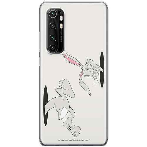 ERT GROUP etui na telefon Xiaomi MI NOTE 10 Lite, case oryginalny i oficjalnie licencjonowany przez Looney Tunes, wzór Bugs 016, optymalnie dopasowane, plecki z TPU