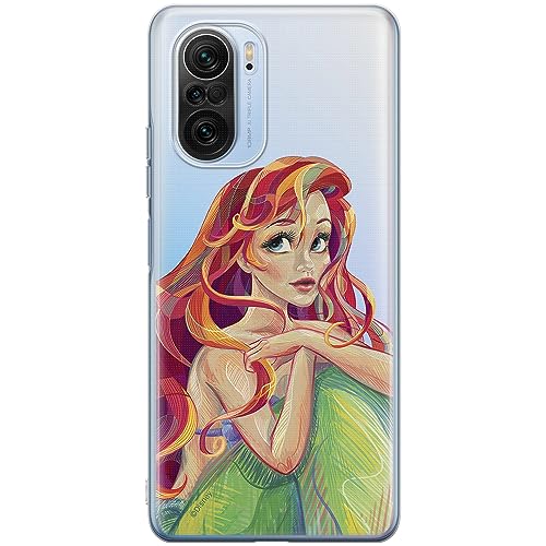 ERT GROUP etui na telefon Xiaomi MI 11i/ REDMI K40/K40 PRO/POCO F3/ F3 PRO, case oryginalny i oficjalnie licencjonowany przez Disney, wzór Ariel 004, plecki z TPU częściowo przeźroczyste