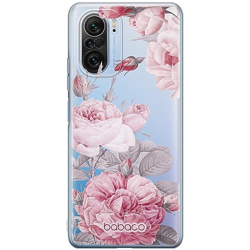 ERT GROUP etui na telefon Xiaomi MI 11i/ REDMI K40/K40 PRO/POCO F3/ F3 PRO, case oryginalny i oficjalnie licencjonowany przez Babaco, wzór Flowers 050, plecki z TPU częściowo przeźroczyste