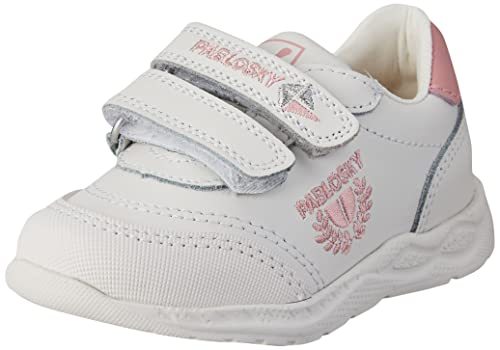 Pablosky 296907 Trampki dziewczęce, biały, 22 EU
