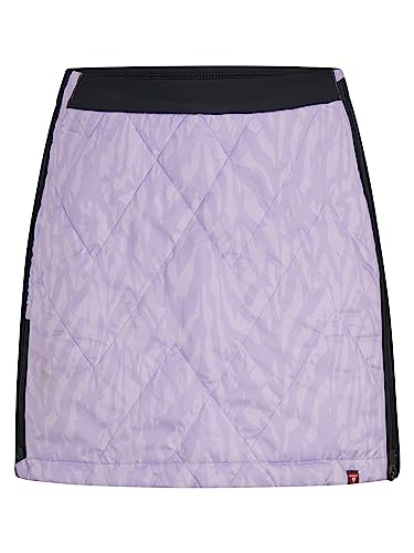 Ziener NIMA damska spódnica termiczna/outdoorowa/Primaloft | zima, wyprawy narciarskie, liście liliowe nadruk, rozmiar 44