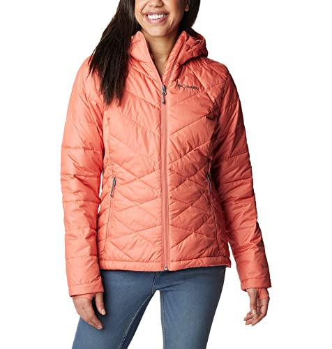 Columbia Damska kurtka puchowa z kapturem Heavenly, Faded Peach, XS