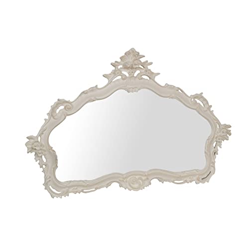 Biscottini Lustro ścienne w stylu shabby chic, 111 x 71 cm, dekoracyjne lustra ścienne, lustro wejściowe