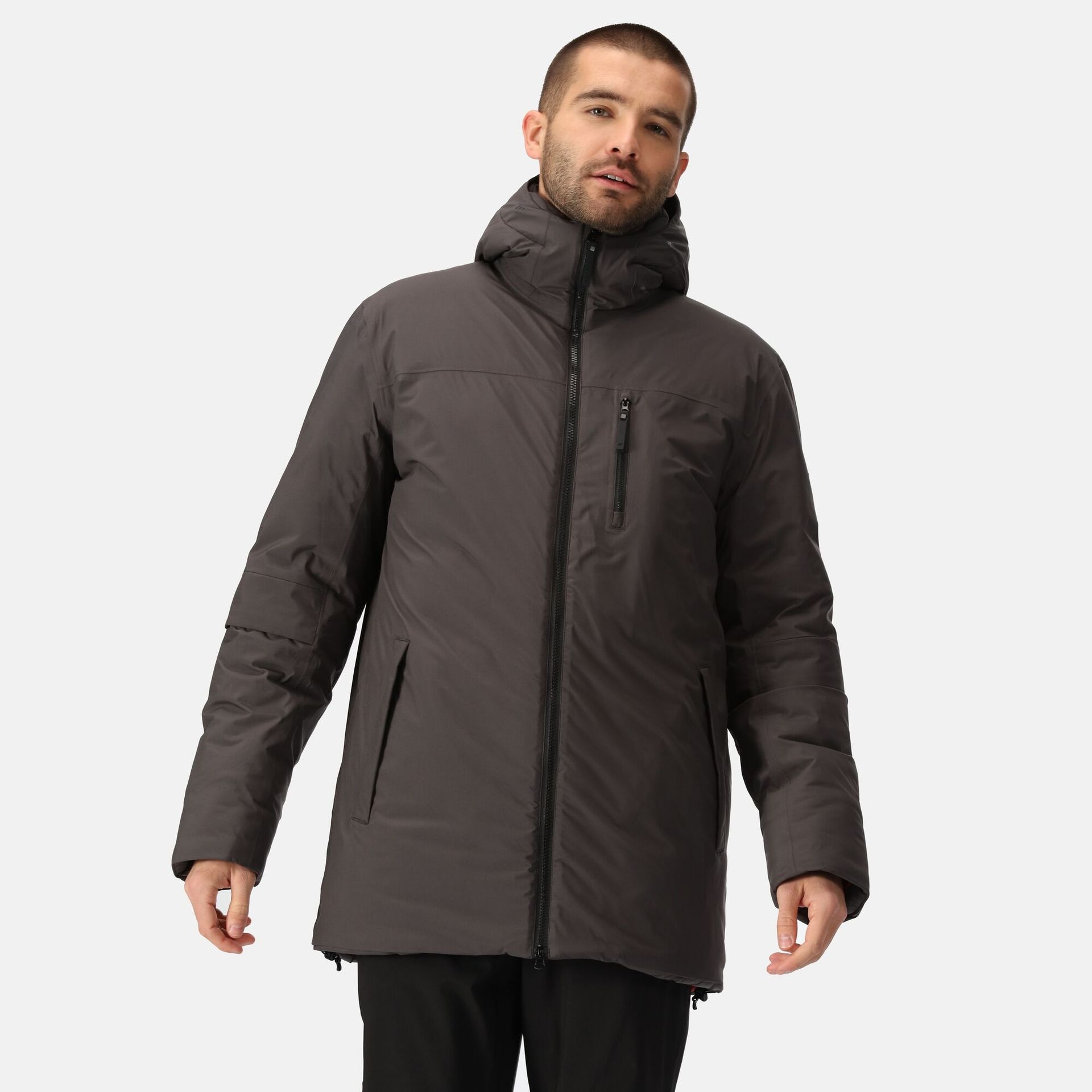 Regatta Męska Kurtka Zimowa Parka Yewbank II Szary, Rozmiar: XL